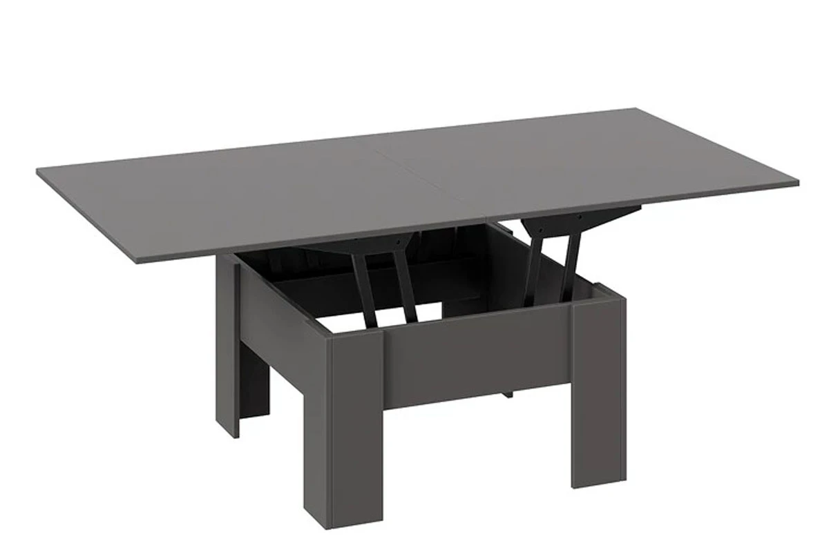 Стол журнальный Тип 10 (Графит/Серый) — Мебель-центр Озерцо