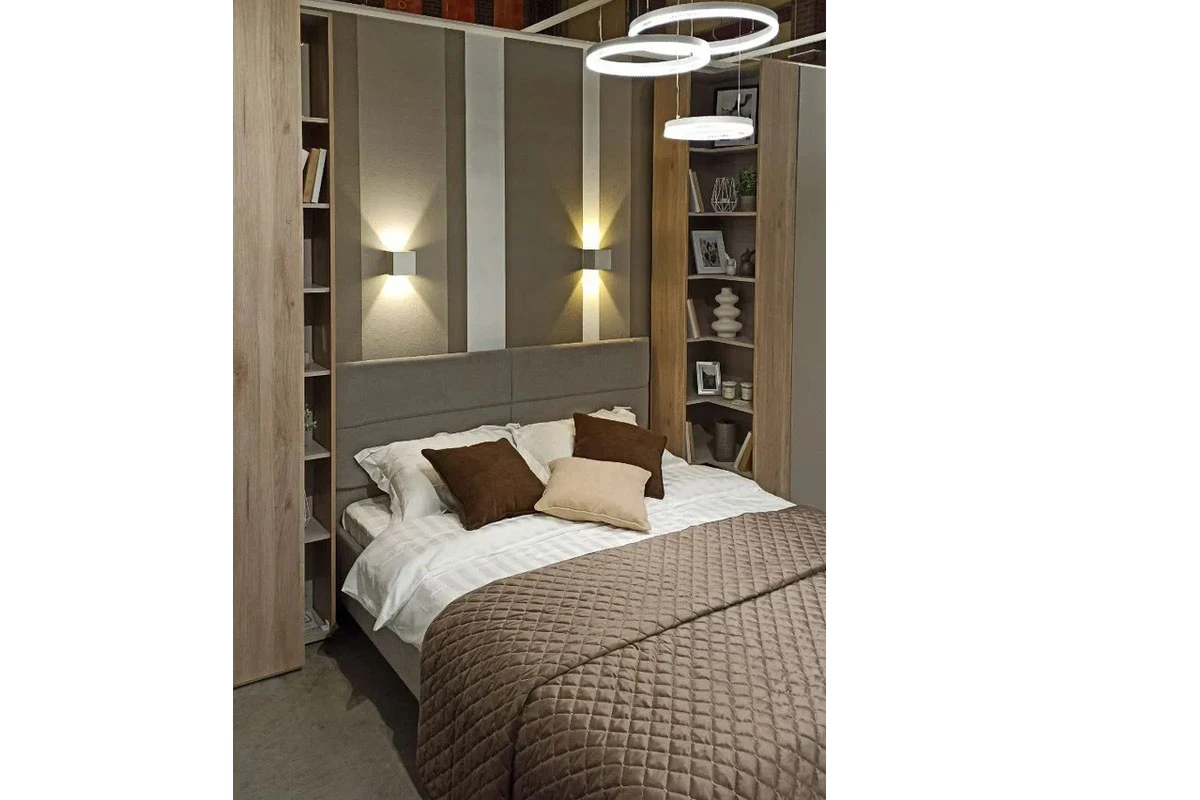 Кровать Мария МК 1.6 (Дымчато-серый) - купить в Озерце