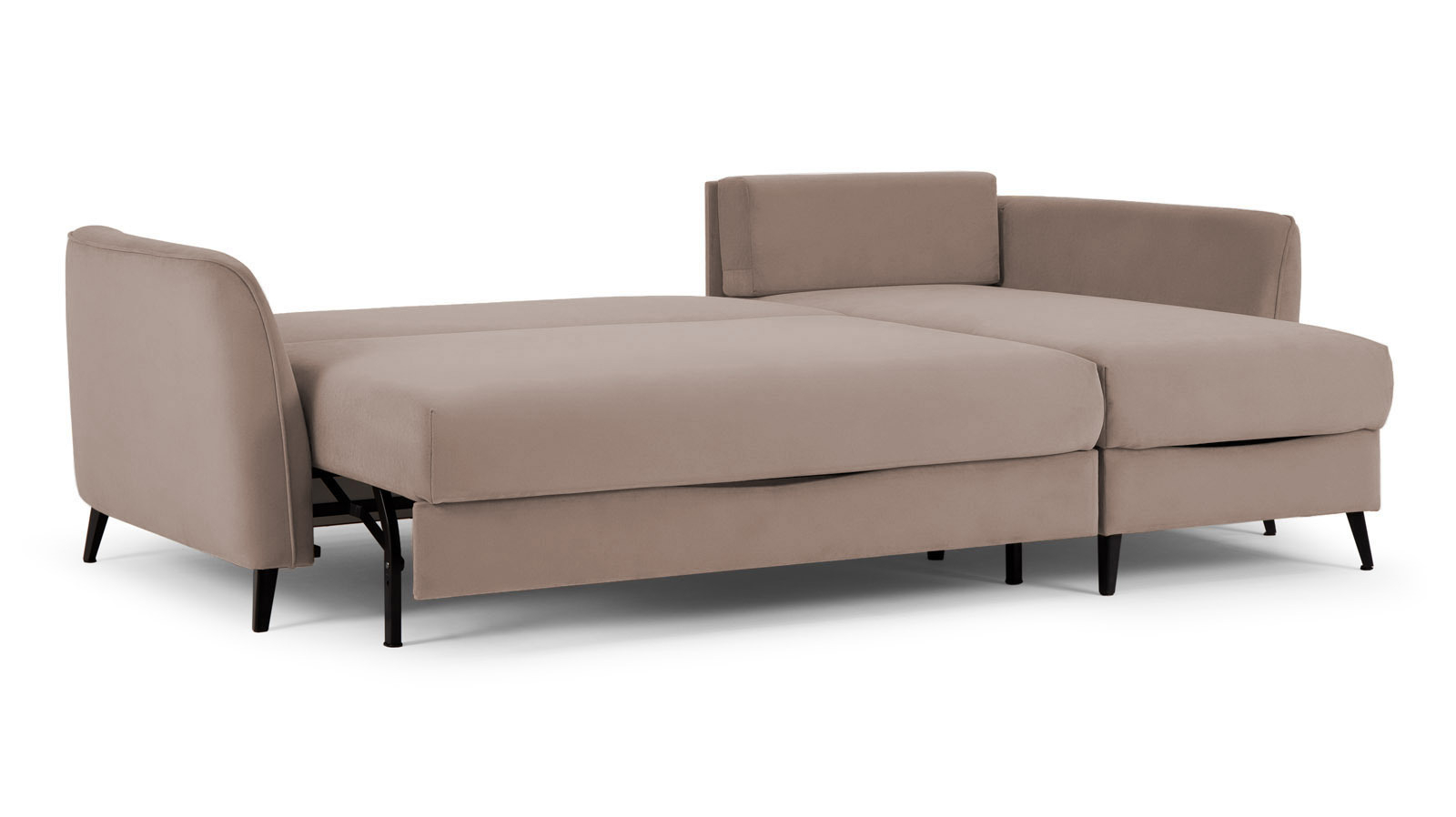 Диван -кровать угловой Laguna, Тк. Sky Velvet 17 159x245 — купить в Озерце