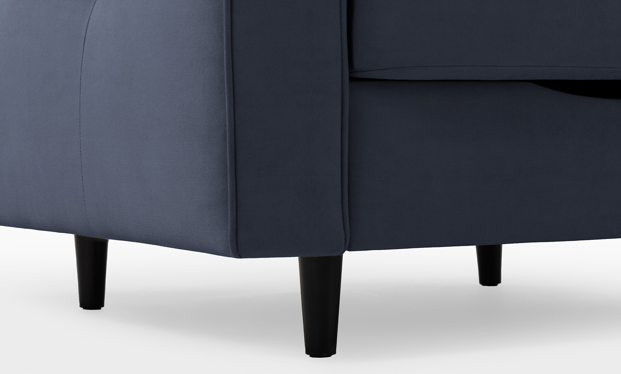 Кресло -кровать Amani Pro, ткань Sky Velvet 40 (подлокотник: 15 см) — купить в Озерце