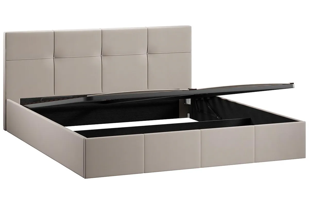 Кровать Лора с ПМ и заглушиной 180х200 (Велюр / Confetti Smoke) - купить в Озерце