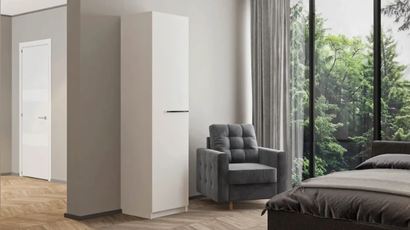 Шкаф однодверный Noble 57 см, цвет Белый премиум 53x57 — купить в Озерце