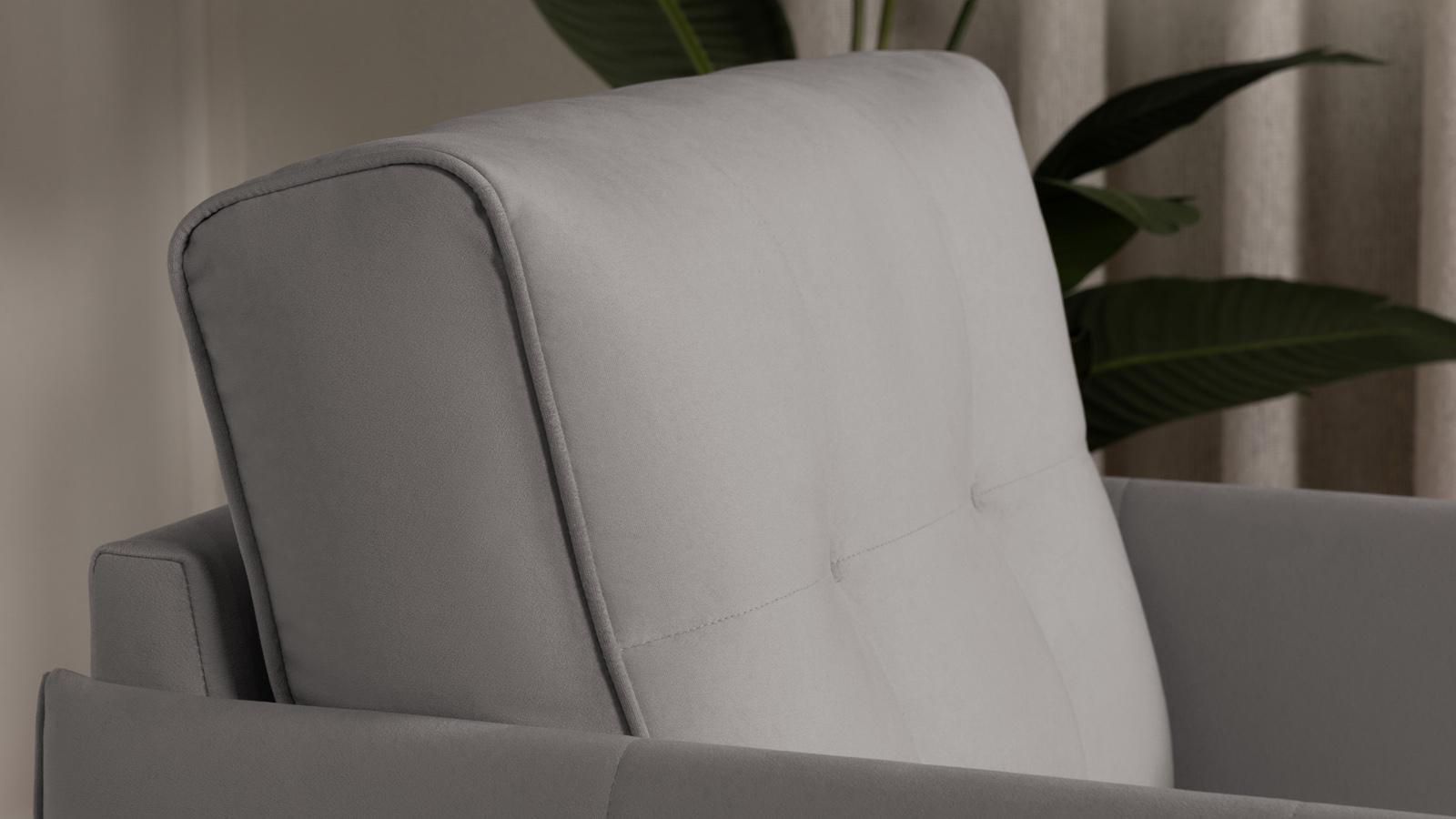 Кресло Amani Pro, Тк. Casanova Grey (подлокотник: 5 см) 73.5x89 — купить в Озерце