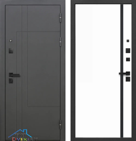 9 см Smart 4 RAL 7024 - Эмалит белый