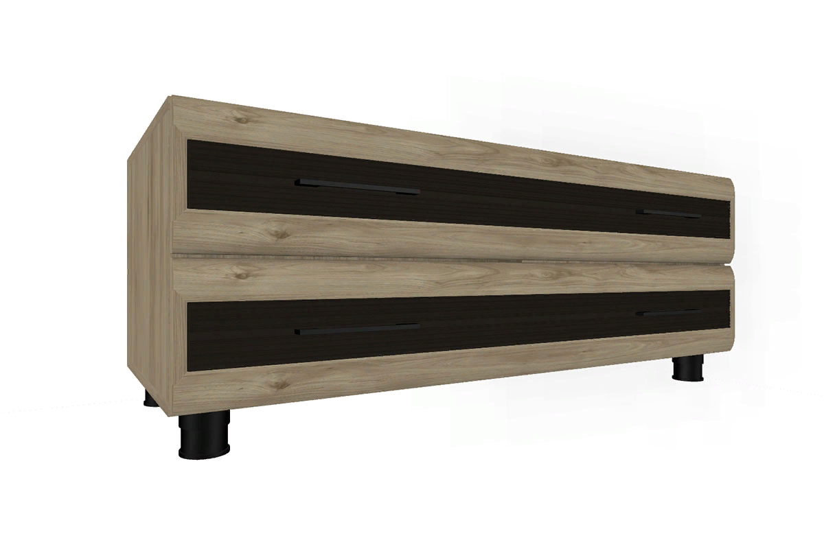 Гостиная Камелия-6 (Гикори Джексон Светлый комбинированный) — Мебель-центр Озерцо