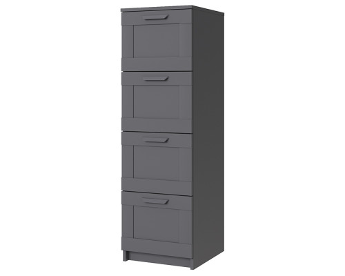 Скаген Графит Комод 4S/38 — Мебель-центр Озерцо