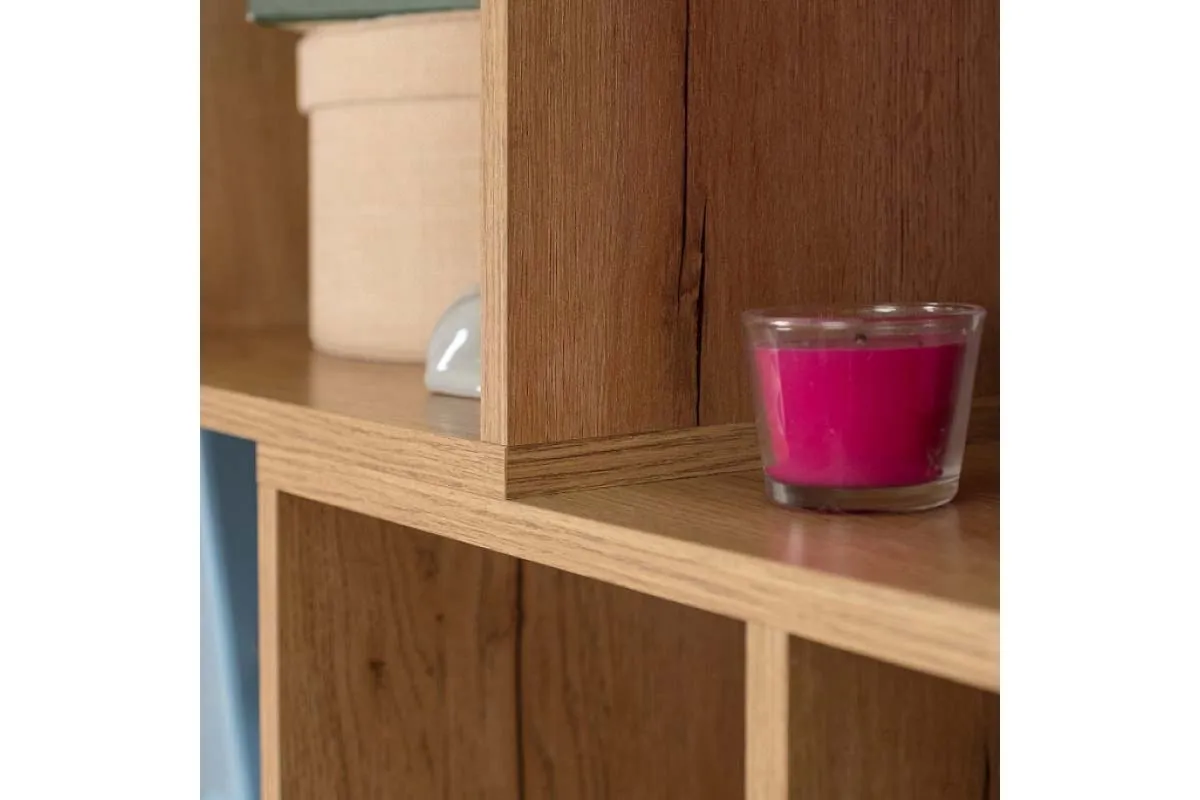 Стеллаж-трансформер Лойс 95 (Дуб Золотистый/Белый) в мебель-центре Озерцо