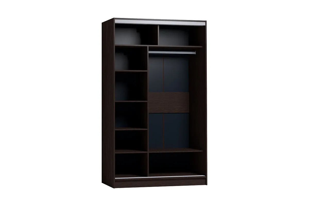 Шкаф-купе 1200 Strike ЛДСП/ЛДСП (Венге) в мебель-центре Озерцо