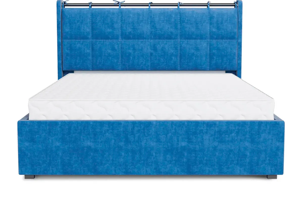 Кровать Женева 1 с ПМ 160х200 (Lovers-22 стоун) 3 кат. - купить в Озерце