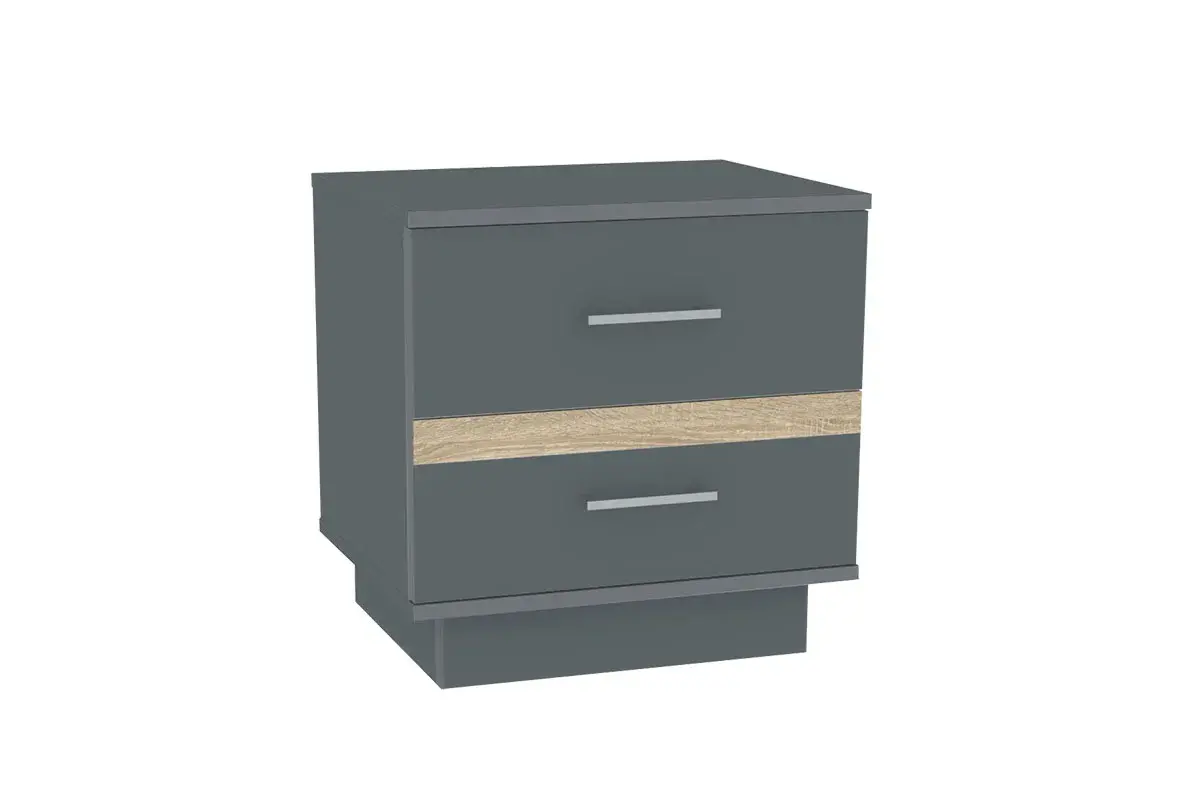 Спальня Анона (Антрацит / Дуб Сонома) - купить в Озерце