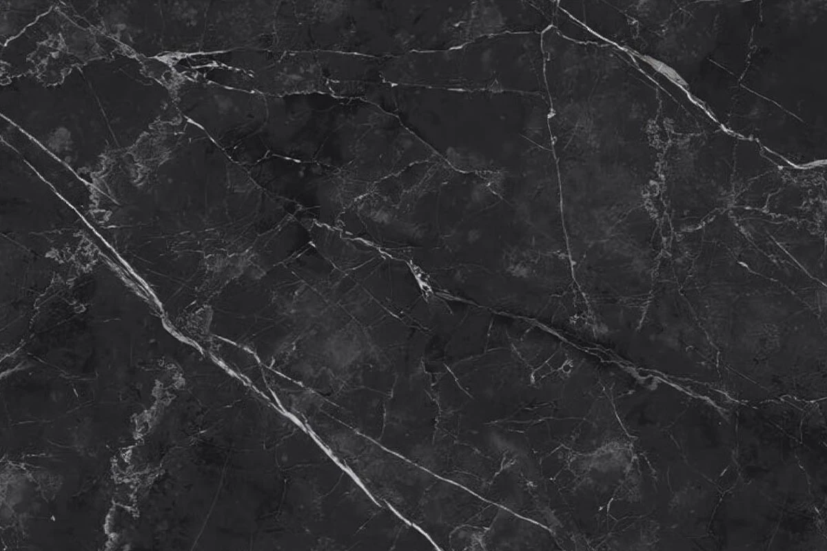 Стол обеденный Шелдон Тип 1 (Черный муар/Керамика матовая черный мрамор) - купить в Озерце