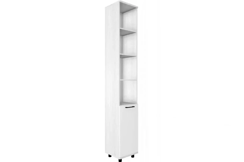 Шкаф многоцелевой ШК-5056-СЯ-БГ (Снежный Ясень/Белый Бриллиант Глянцевый) в мебель-центре Озерцо