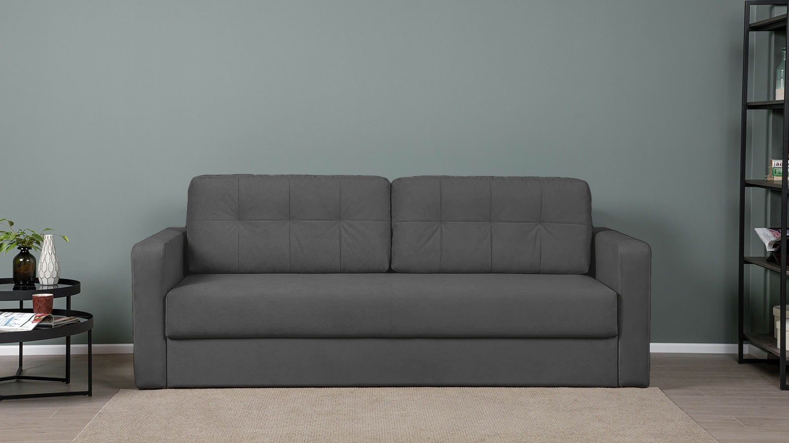 Диван Loko Pro Акция, ткань Dumont 26 (жесткость спального места: низкая) 163x200 — купить в Озерце