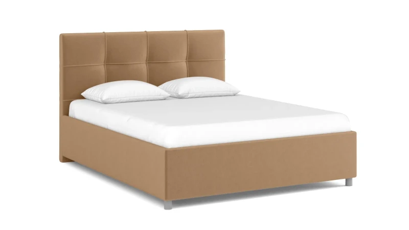 Кровать с подъемным механизмом Plato Elisa, ткань Casanova Beige, 120x200 - купить в Озерце