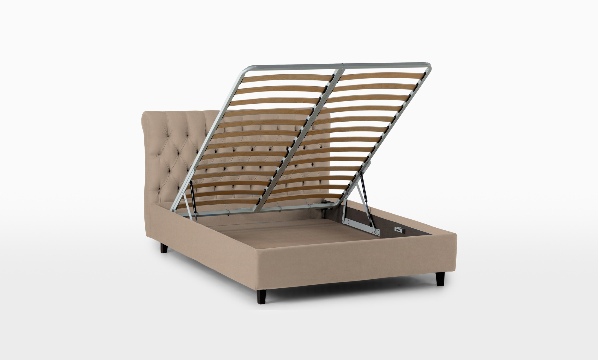 Кровать Allegro, ткань Sky Velvet 03, 160x200 - купить в Озерце