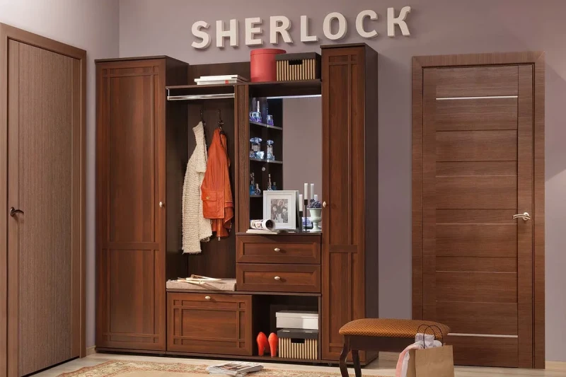 Прихожая Sherlock (Орех Шоколадный) — Мебель-центр Озерцо