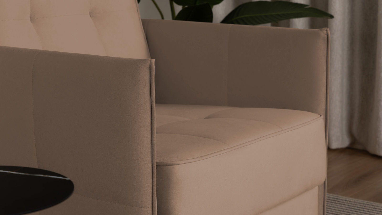 Кресло Amani Pro, Тк. Casanova Stone (подлокотник: 5 см) 73.5x89 — купить в Озерце