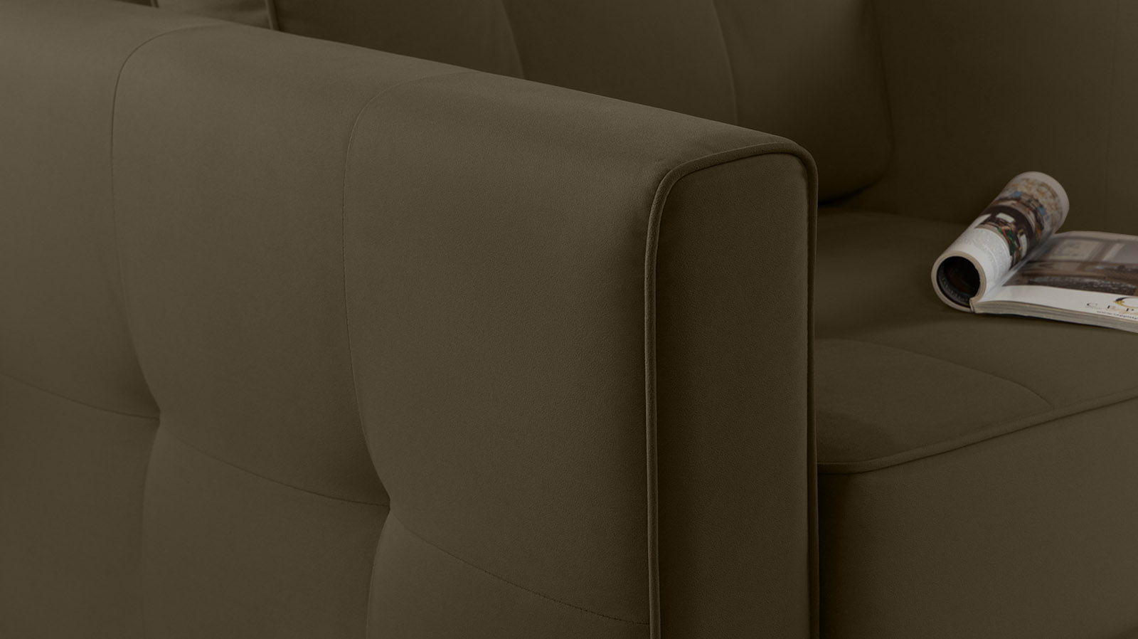 Кресло Amani Pro, Тк. Sky Velvet 12 (подлокотник: 15 см) 89x93.5 — купить в Озерце