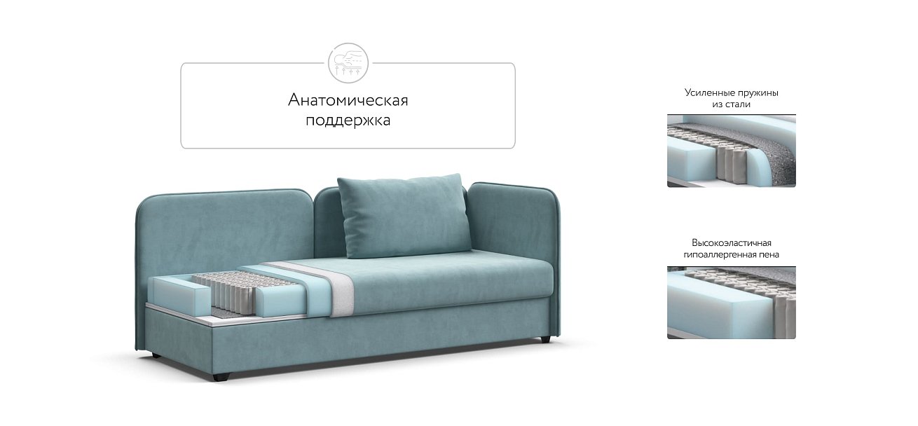 Ирис тахта Велюр Монолит аква — купить в Озерце