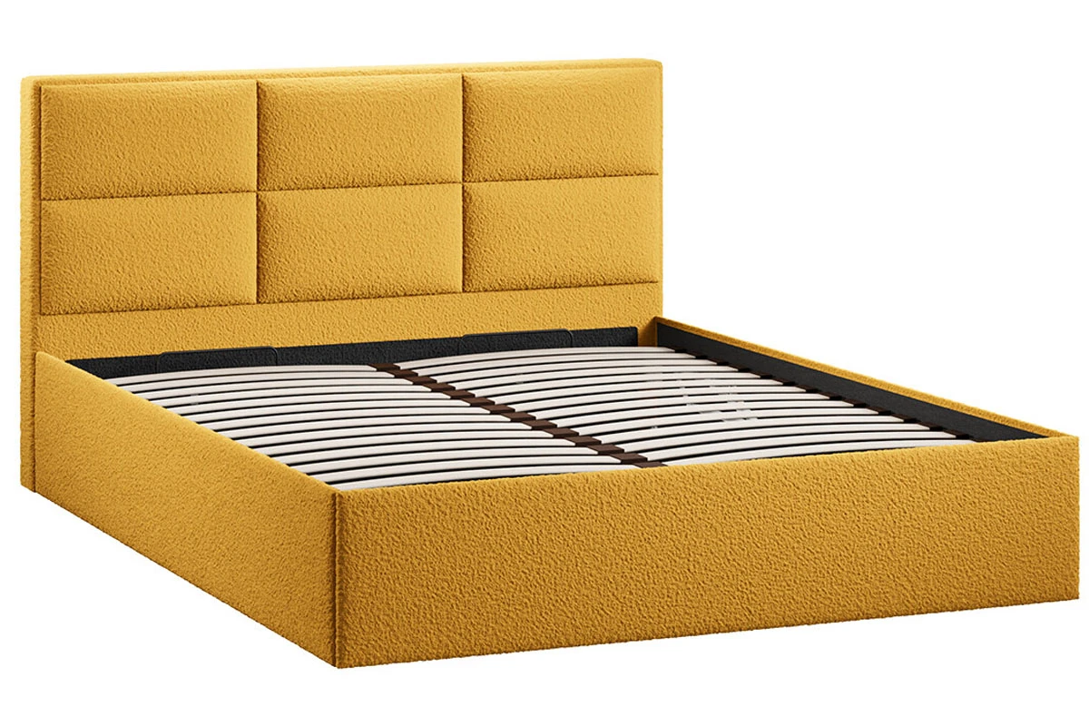 Кровать Стелла с ПМ Тип 1 и заглушиной 160х200 (Экомех/Barni Curcuma) - купить в Озерце