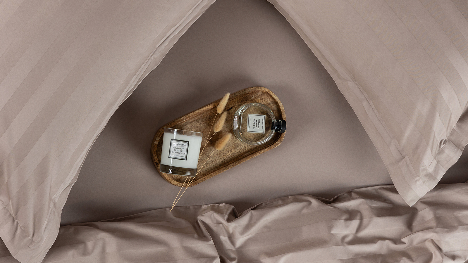 Постельное белье Askona Comfort Stripe 2.0 (односп.), цвет: Кремовый 140x205, без простыни в мебель-центре Озерцо