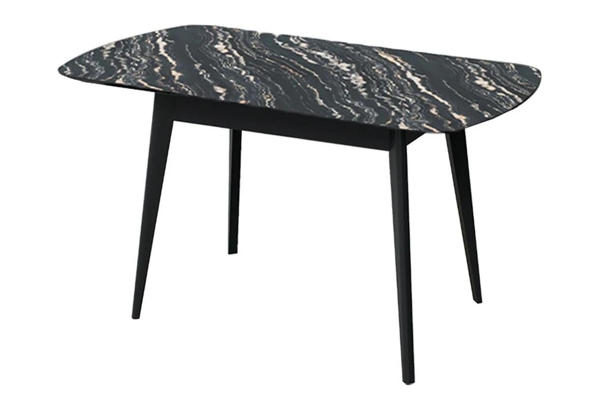 Стол Прайм раздвижной 1100 (Луанда/ПУ черный) - купить в Озерце