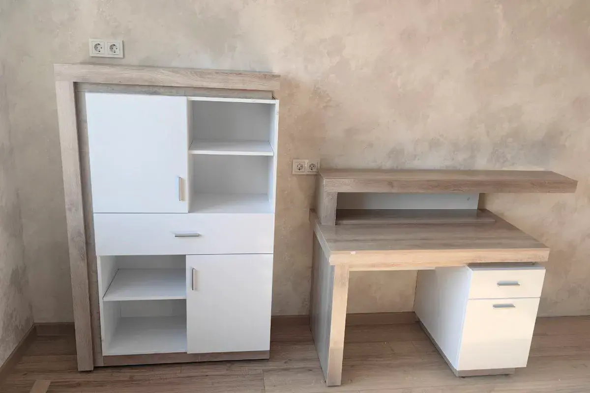 Полка навесная Люмен 4 белый снег глянец — Мебель-центр Озерцо