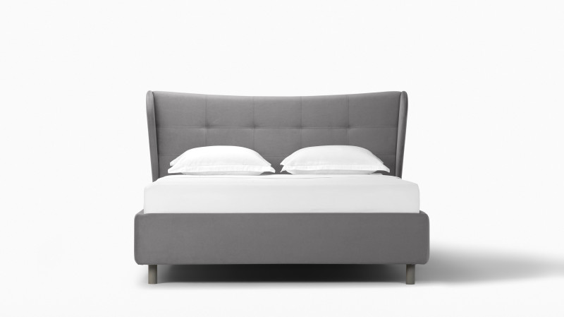 Кровать с подъемным механизмом Carla Nova, ткань Sky Velvet 08, 90x200 - купить в Озерце