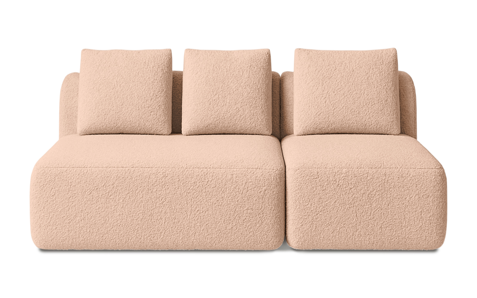 Диван модульный Мольто-2 секц-пуф 125+85-спинка 125+85-Тк. Alaska 12 107x214 — купить в Озерце