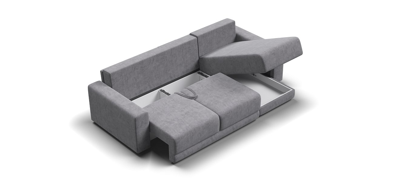 Босс Прайм ХЛ угловой диван Велюр Роял агат — купить в Озерце