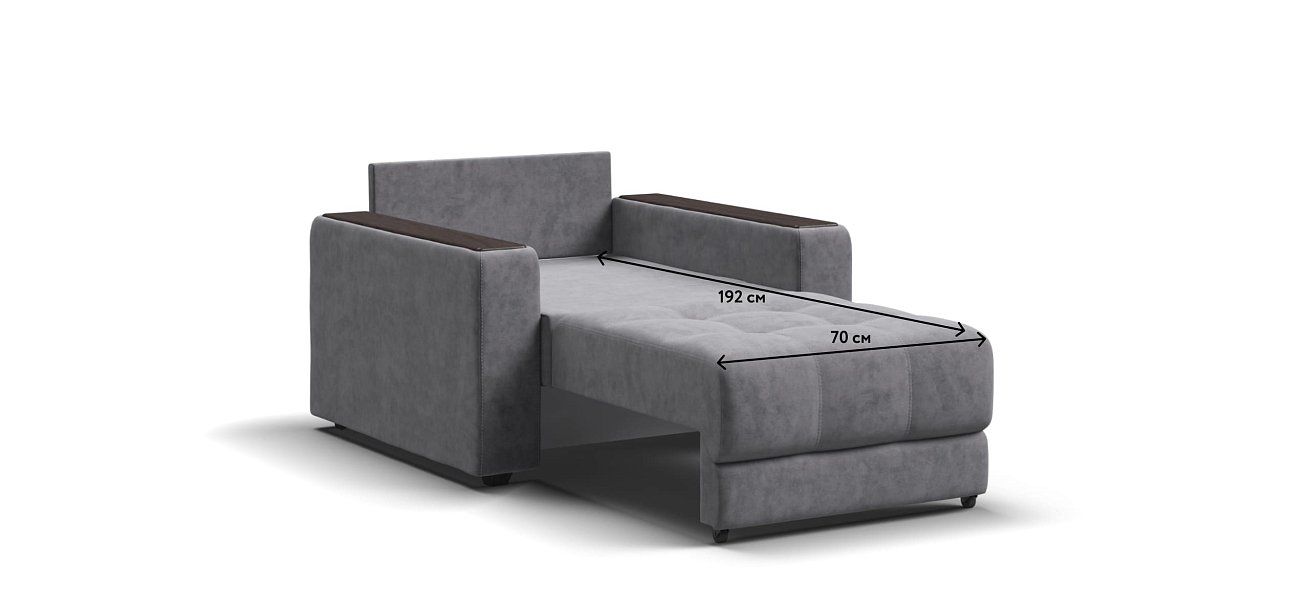 Босс кресло-кровать Велюр Роял агат — купить в Озерце