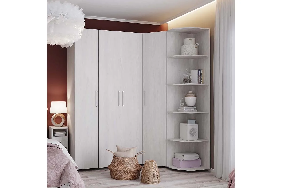 Монако 55 Шкаф для белья Ясень Анкор светлый в мебель-центре Озерцо