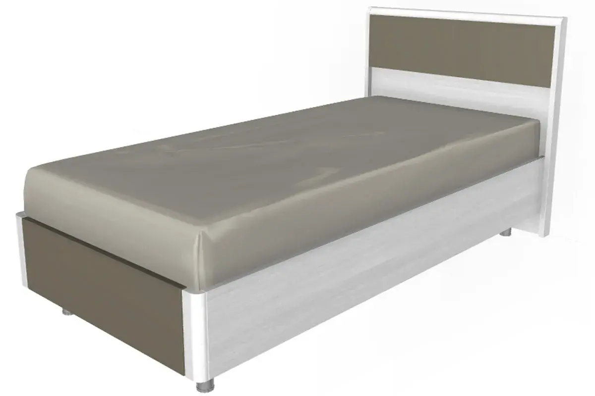 Детская Грейс композиция 8 (Снежный Ясень/Латте Матовый) — Мебель-центр Озерцо