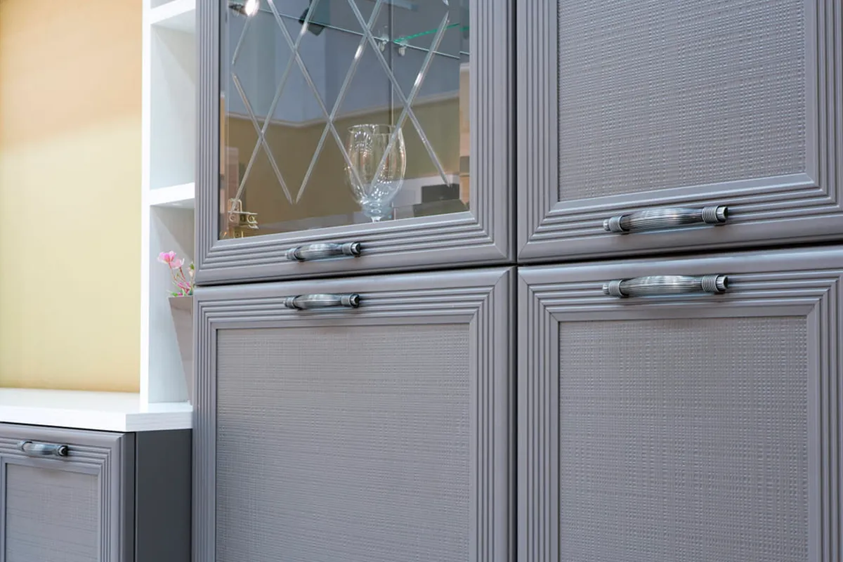 Шкаф многоцелевой ШК-1042-СЯ-СО (Снежный Ясень/Серый Оникс) в мебель-центре Озерцо