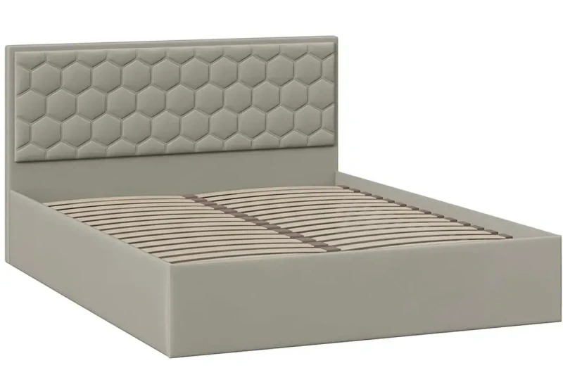 Кровать универсальная Порто без ПМ 160х200 (Велюр/Confetti Smoke) - купить в Озерце