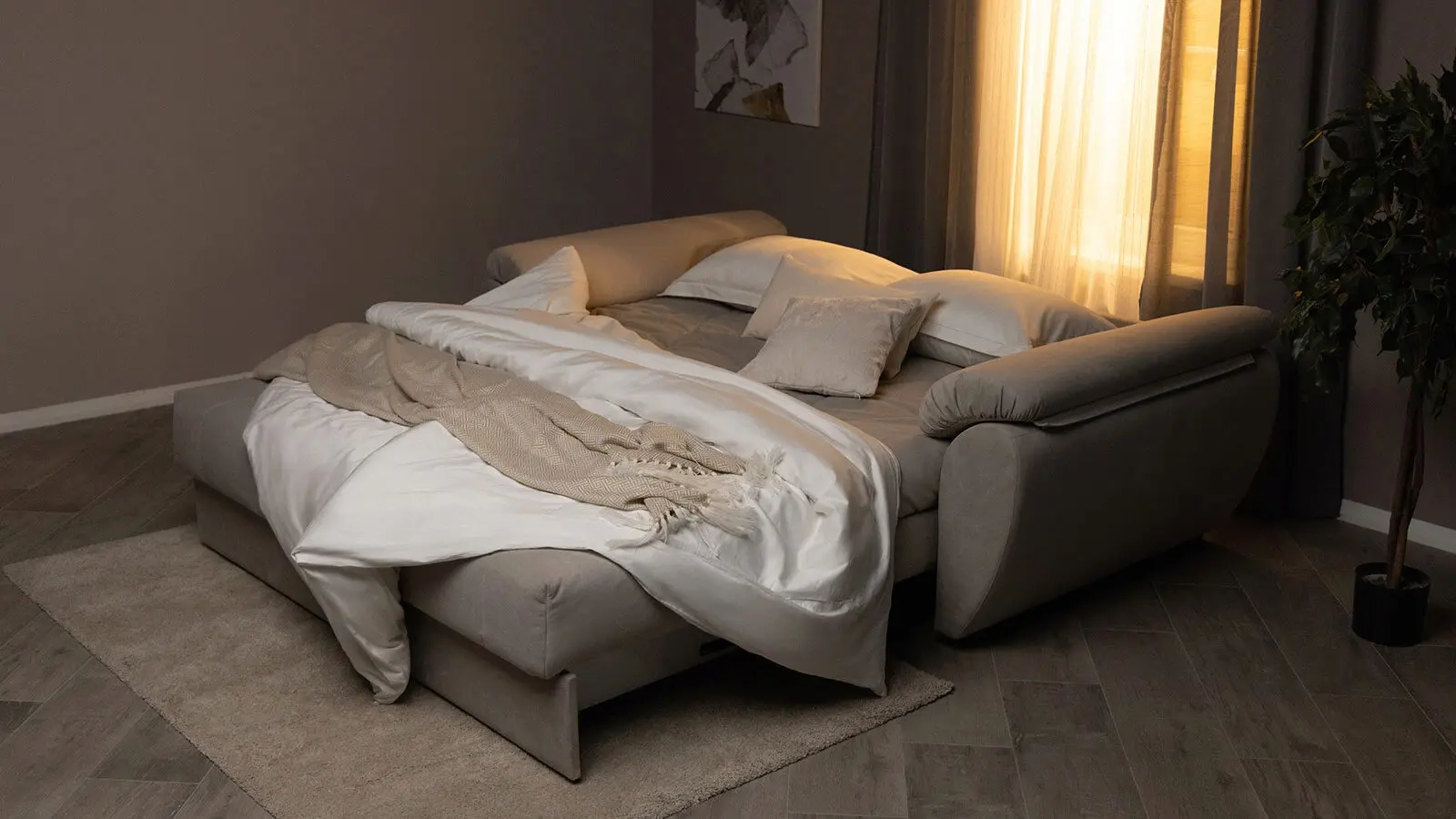 Диван Antares Pro Casanova Grey с коробом для белья 180x215 средней жесткости 116x225 — купить в Озерце