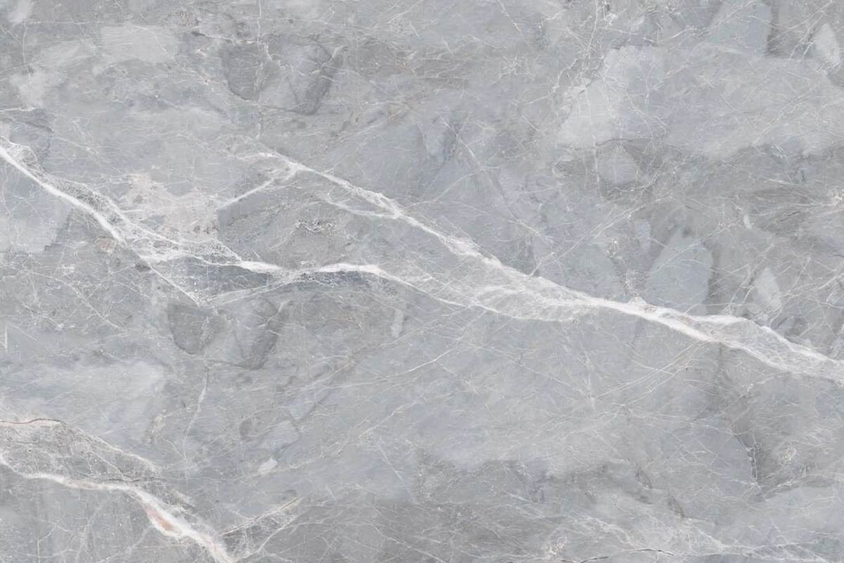 Стол обеденный Шелдон Тип 1 (Черный муар/Керамика матовая серый мрамор) - купить в Озерце