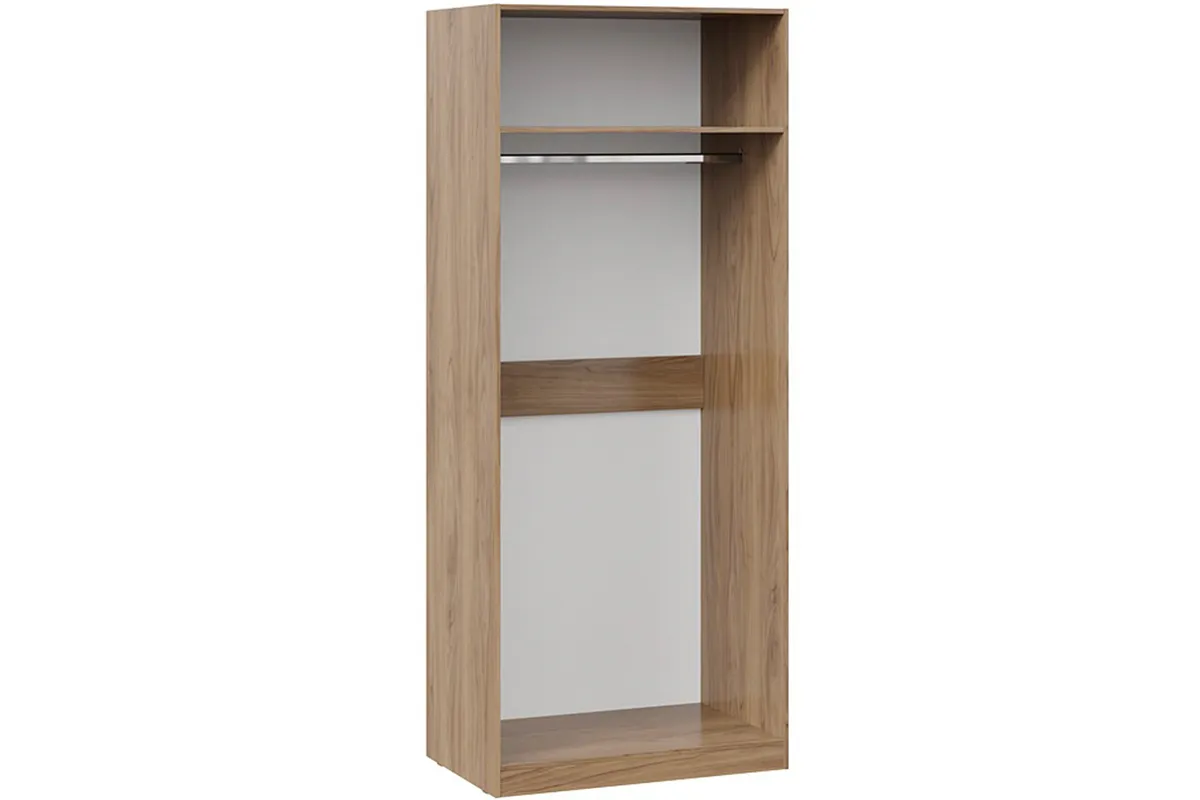 Шкаф для одежды Глосс СМ-319.07.212 с 2 зеркальными дверями (Яблоня Беллуно) в мебель-центре Озерцо