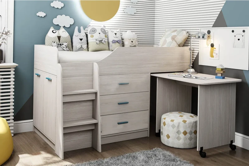 Кровать двухъярусная Каприз 6 без рисунка - купить в Озерце