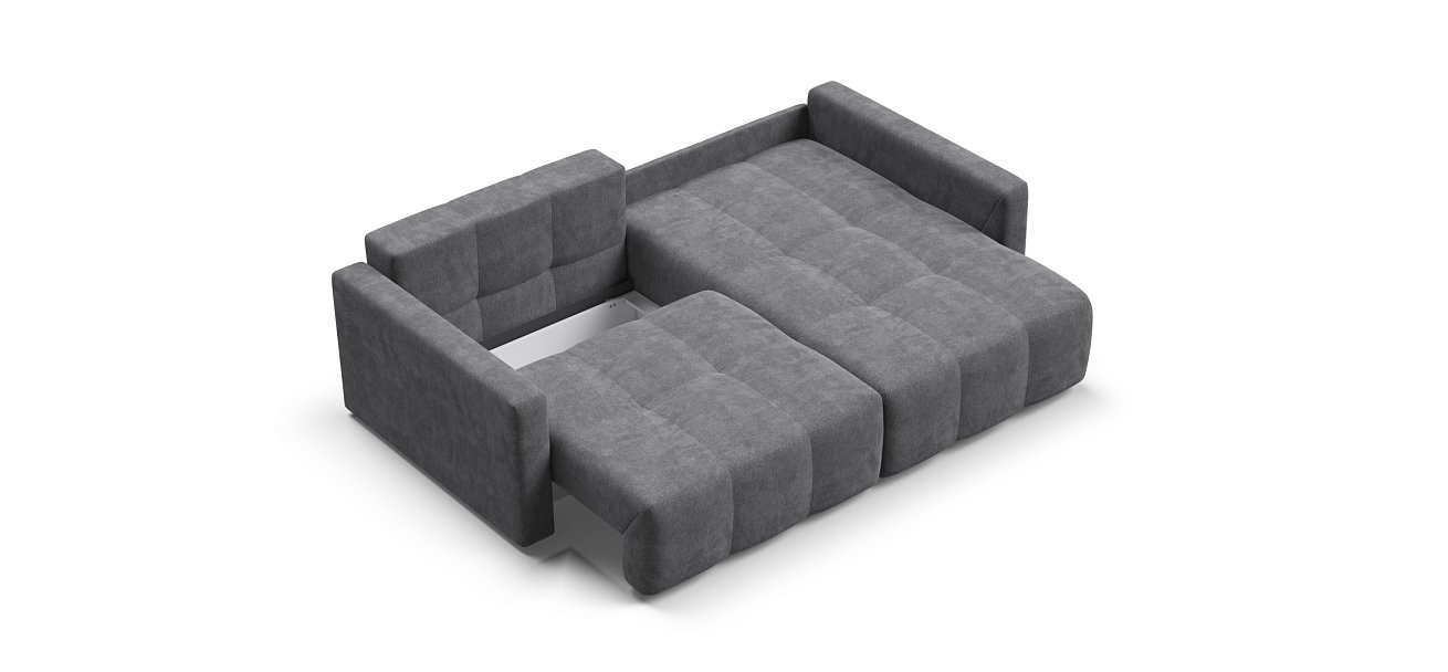 Босс Тренд угловой диван Шенилл Клауд графит — купить в Озерце