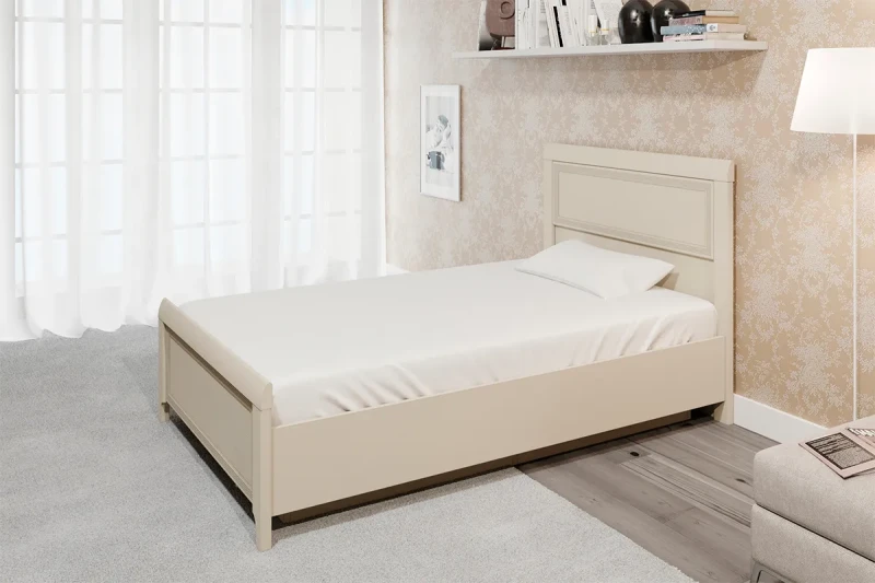 Кровать КР-1022-СК с ПМ 140х200 (Серый Кашемир) - купить в Озерце