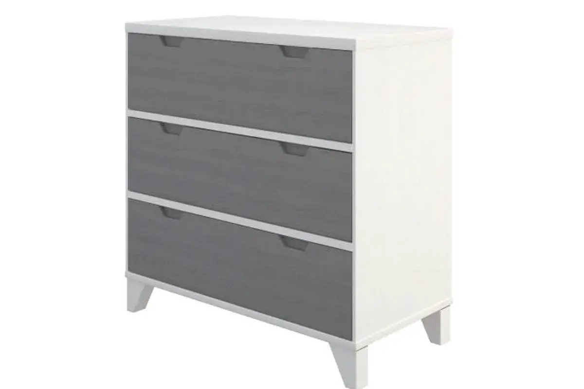 Комод Соня (массив) (Белый/Серый) — Мебель-центр Озерцо