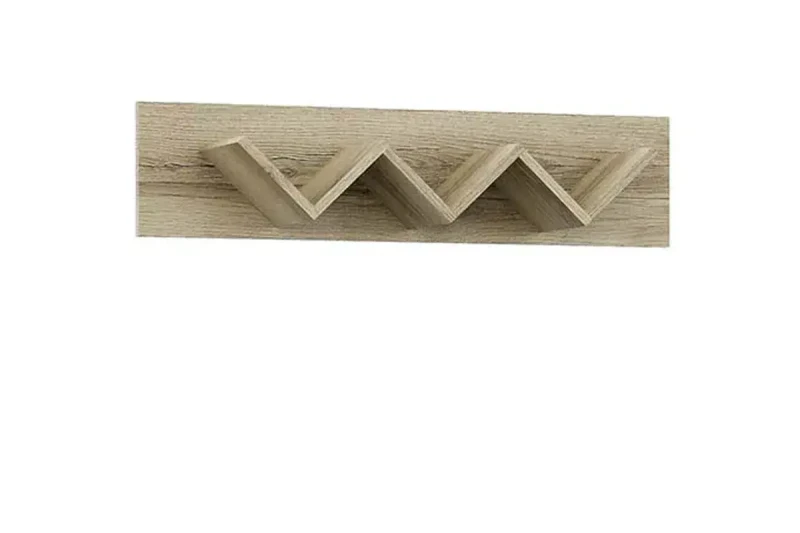 Полка навесная Квадро 41 (Дуб Делано Светлый) — Мебель-центр Озерцо