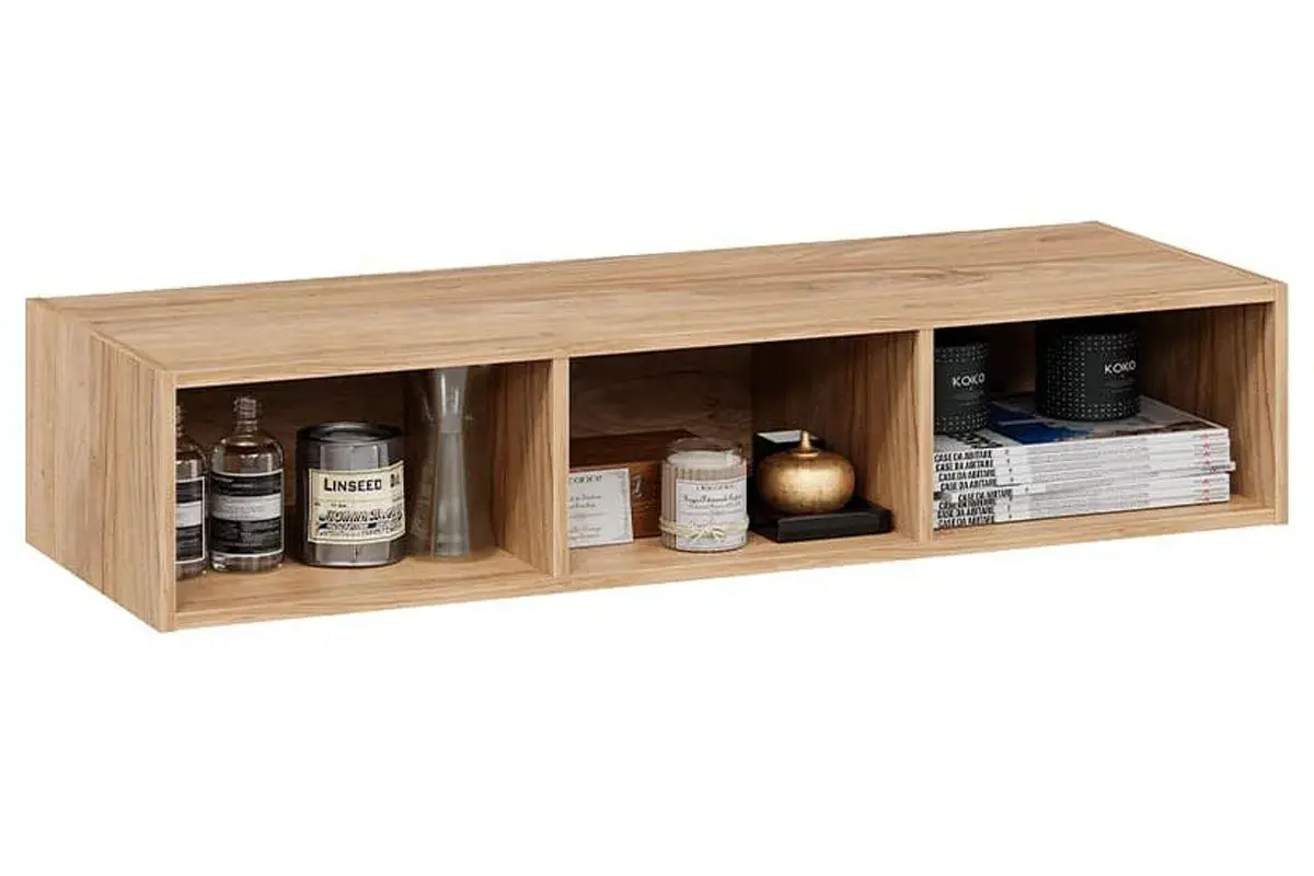 Полка настенная Стелла (Яблоня Беллуно) — Мебель-центр Озерцо