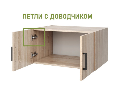 Тандем Дуб сонома Антресоль 2D в мебель-центре Озерцо