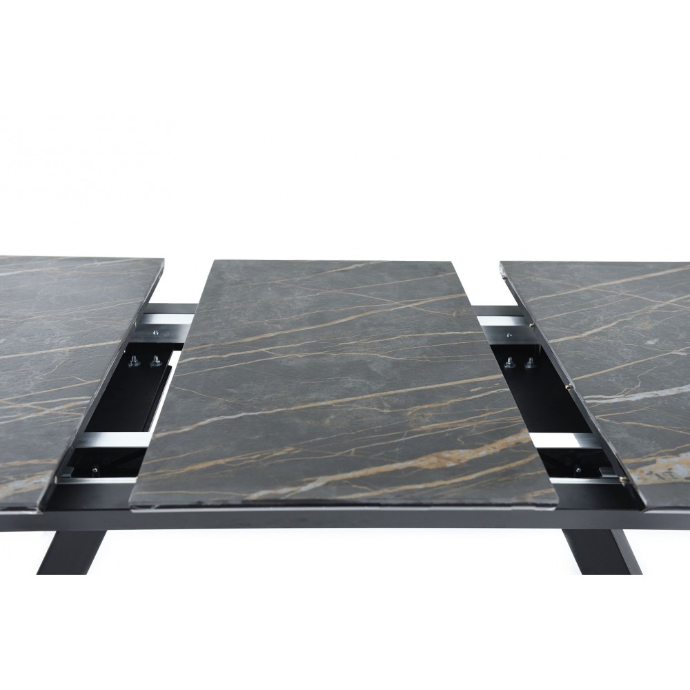 Стол COMO керамика 90*160 Noir desir bocciardato - купить в Озерце