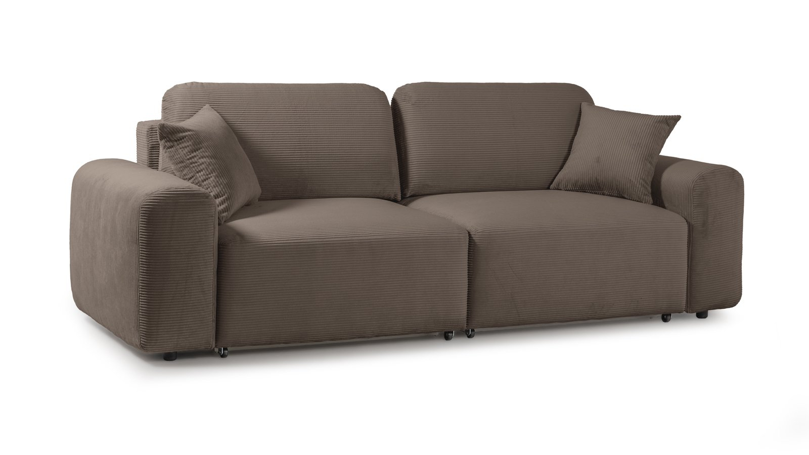 Диван -кровать Raklet ткань Cilium Brown 107x258 — купить в Озерце