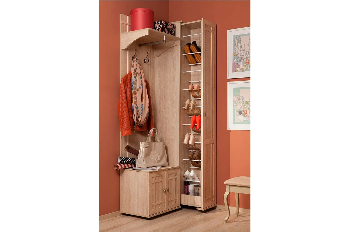 Прихожая Sherlock №4 (Дуб Сонома) — Мебель-центр Озерцо