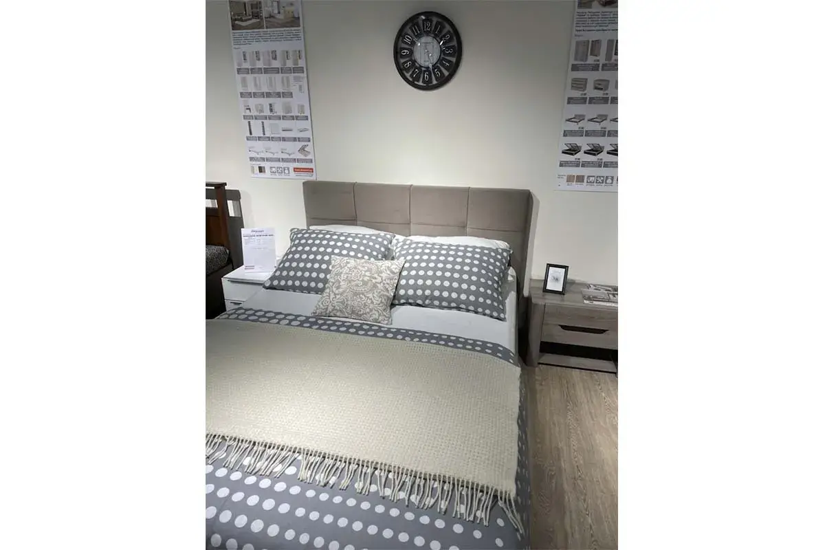 Кровать Каприз на латах 140х200 (Newtone CACAO (капучино)) - купить в Озерце