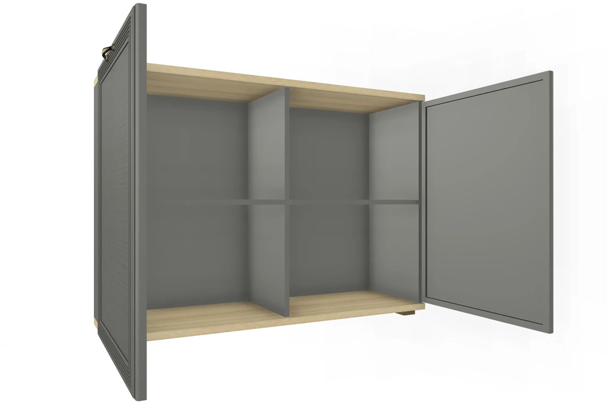 Тумба ТБ-1017-АС-СО (Ясень Асахи/Серый Оникс) — Мебель-центр Озерцо